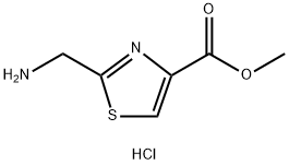 Methyl 2-(Aminomethyl)-1,3-Thiazole-4-Carboxylate Dihydrochloride Struktur