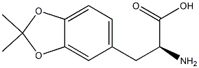 (S)-2-Amino-3-(2,2-dimethylbenzo[d][1,3]dioxol-5-yl)propanoic acid Struktur