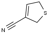 2,5-dihydrothiophene-3-carbonitrile Struktur