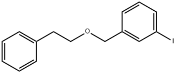 1-Iodo-3-(phenethoxymethyl)benzene Struktur