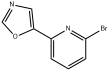 5-(6-bromopyridin-2-yl)oxazole Struktur