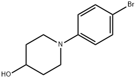 1-(4-bromophenyl)-4-piperidinol Struktur