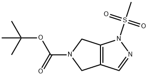 tert-butyl 1-(methylsulfonyl)-4,6-dihydropyrrolo[3,4-c]pyrazole-5(1H)-carboxylate