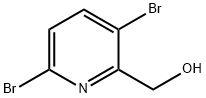 (3,6-Dibromo-pyridin-2-yl)-methanol Struktur