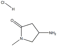 4-氨基-1-甲基吡咯烷-2-酮鹽酸, 1228838-07-0, 結(jié)構(gòu)式