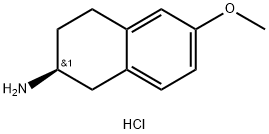 (S)-6-methoxy-2-aminotetralin hydrochloride Struktur