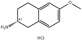 (R)-6-Methoxy-2-aminotetralin hydrochloride Struktur