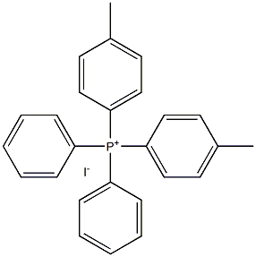 Diphenyldi-p-tolylphosphonium iodide Struktur