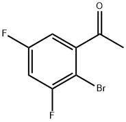 1-(2-Bromo-3,5-difluoro-phenyl)-ethanone Struktur