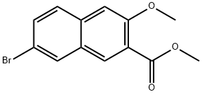 Methyl 7-bromo-3-methoxy-2-naphthoate Struktur