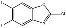 2-Chloro-5,6-difluoro-benzooxazole Struktur