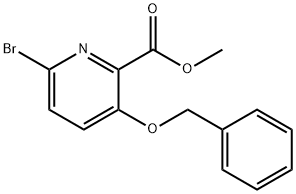 methyl 3-(benzyloxy)-6-bromopicolinate Struktur