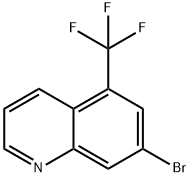 7-bromo-5-(trifluoromethyl)quinoline Struktur