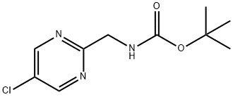 tert-Butyl ((5-chloropyrimidin-2-yl)methyl)carbamate Struktur