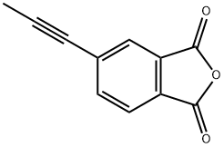 4-(1-Propynyl)phthalic Anhydride Struktur