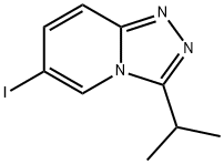 6-Iodo-3-isopropyl-[1,2,4]triazolo[4,3-a]pyridine Struktur