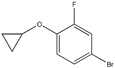 4-溴-1-環(huán)丙氧基-2-氟苯, 1243387-09-8, 結(jié)構(gòu)式