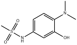 N-(4-(dimethylamino)-2-hydroxyphenyl)methanesulfonamide Struktur