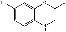 7-bromo-2-methyl-3,4-dihydro-2H-benzo[b][1,4]oxazine Struktur