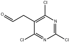 2-(2,4,6-trichloropyrimidin-5-yl)acetaldehyde Struktur