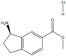 (R)-methyl 3-amino-2,3-dihydro-1H-indene-5-carboxylate hydrochloride Struktur