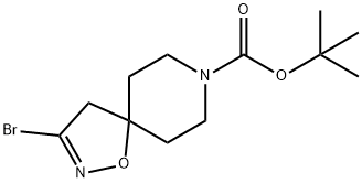 3-Bromo-1-Oxa-2,8-Diaza-Spiro[4.5]Dec-2-Ene-8-Carboxylic Acid Tert-Butyl Ester Struktur