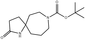 Tert-Butyl 2-Oxo-1,8-Diazaspiro[4.6]Undecane-8-Carboxylate Struktur