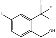 (4-Iodo-2-trifluoromethyl-phenyl)-methanol Struktur