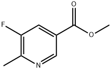 methyl 5-fluoro-6-methylnicotinate Struktur