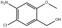 (4-Amino-5-chloro-2-methoxy-phenyl)-methanol Struktur