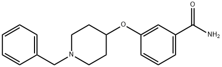 3-((1-Benzylpiperidin-4-yl)oxy)benzamide Struktur