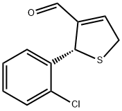 (S)-2-(2-Chlorophenyl)-2,5-dihydrothiophene-3-carbaldehyde Struktur