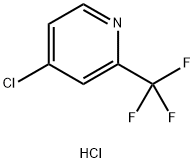 4-Chloro-2-(trifluoromethyl)pyridine hydrochloride Struktur