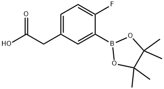 2-(4-Fluoro-3-(4,4,5,5-tetramethyl-1,3,2-dioxaborolan-2-yl)phenyl)acetic acid price.