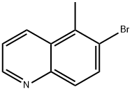 6-Bromo-5-methylquinoline Struktur