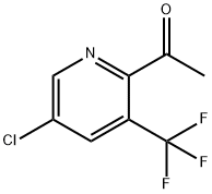 1-(5-Chloro-3-(trifluoromethyl)pyridin-2-yl)ethanone Struktur