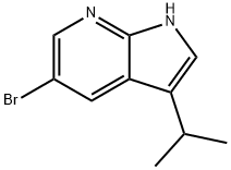 5-Bromo-3-Isopropyl-1H-Pyrrolo[2,3-B]Pyridine Struktur