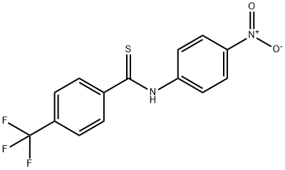 N-(4-Nitrophenyl)-4-(trifluoromethyl)benzothioamide Struktur