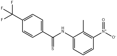 N-(2-Methyl-3-nitrophenyl)-4-(trifluoromethyl)benzothioamide Struktur