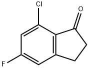 7-氯-5-氟茚酮, 1260008-48-7, 結(jié)構(gòu)式