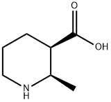 2R,3R-2-Methyl-piperidine-3-carboxylic acid Struktur