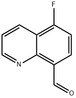 5-Fluoroquinoline-8-carbaldehyde Struktur