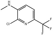 (2-Chloro-6-trifluoromethyl-pyridin-3-yl)-methyl-amine Struktur