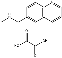 N-methyl quinolin-6-yl-methylamine oxalate Struktur