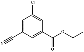 Ethyl 3-chloro-5-cyanobenzoate Struktur