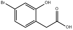 4-Bromo-2-hydroxyphenylacetic acid Struktur