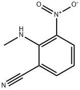 2-(methylamino)-3-nitrobenzonitrile Struktur