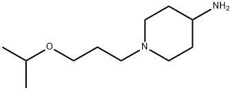 1-(3-propan-2-yloxypropyl)piperidin-4-amine Struktur