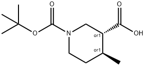 Trans-1-(Tert-Butoxycarbonyl)-4-Methylpiperidine-3-Carboxylic Acid price.