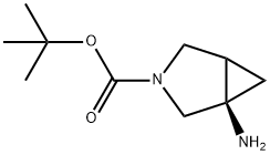 Cis-Tert-Butyl 1-Amino-3-Azabicyclo[3.1.0]Hexane-3-Carboxylate Struktur